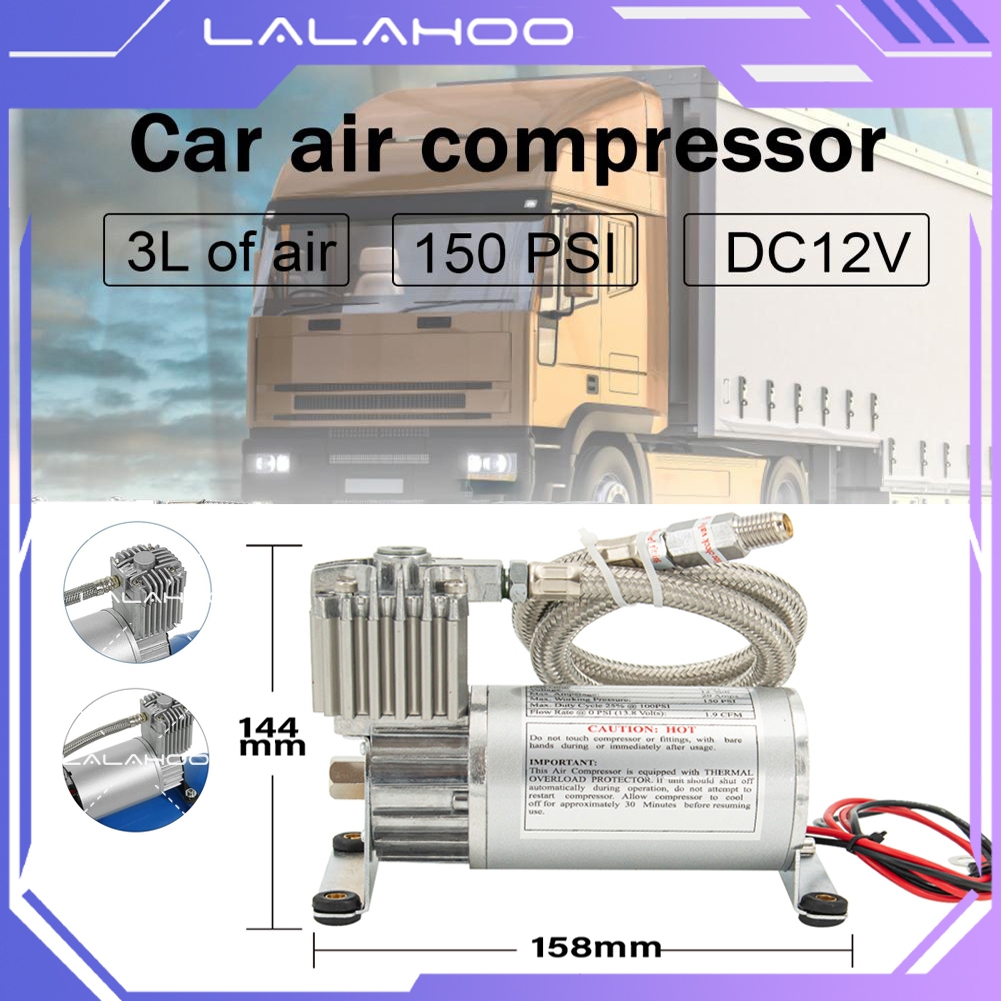 Jual Motor Kompresor Angin Telolet 12v 24v Universal Air Suspension Compressor 150psi Air