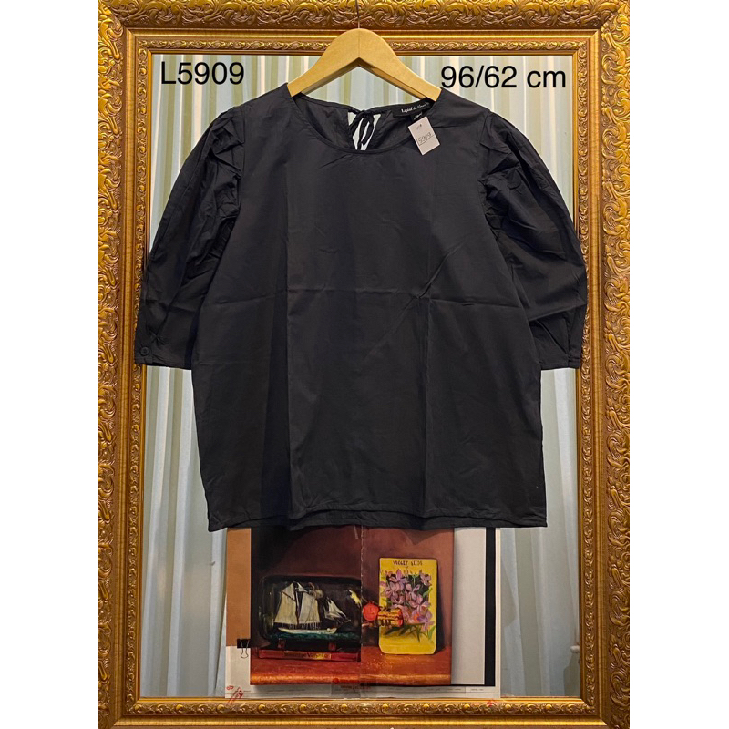 Jual BLOUSE HITAM 3 - Blouse hitam /kemeja santai dan Formal perempuan ...