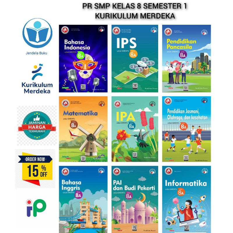 Jual Buku Pr/Lks Interaktif Kurmer SMP Kelas 8 Semester 1 Intan ...