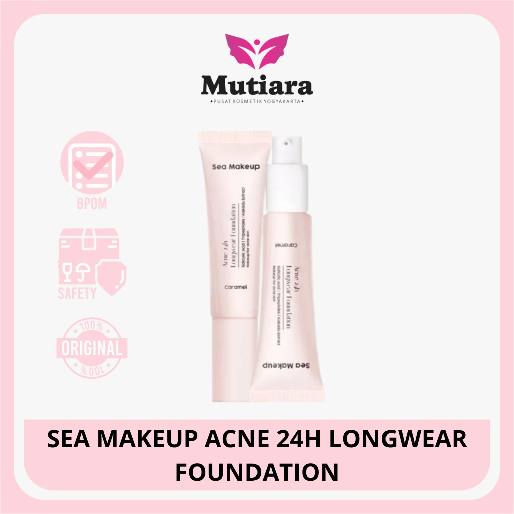 Jual Sea Makeup Acne 24h Longwear Foundation 30ml Shopee Indonesia