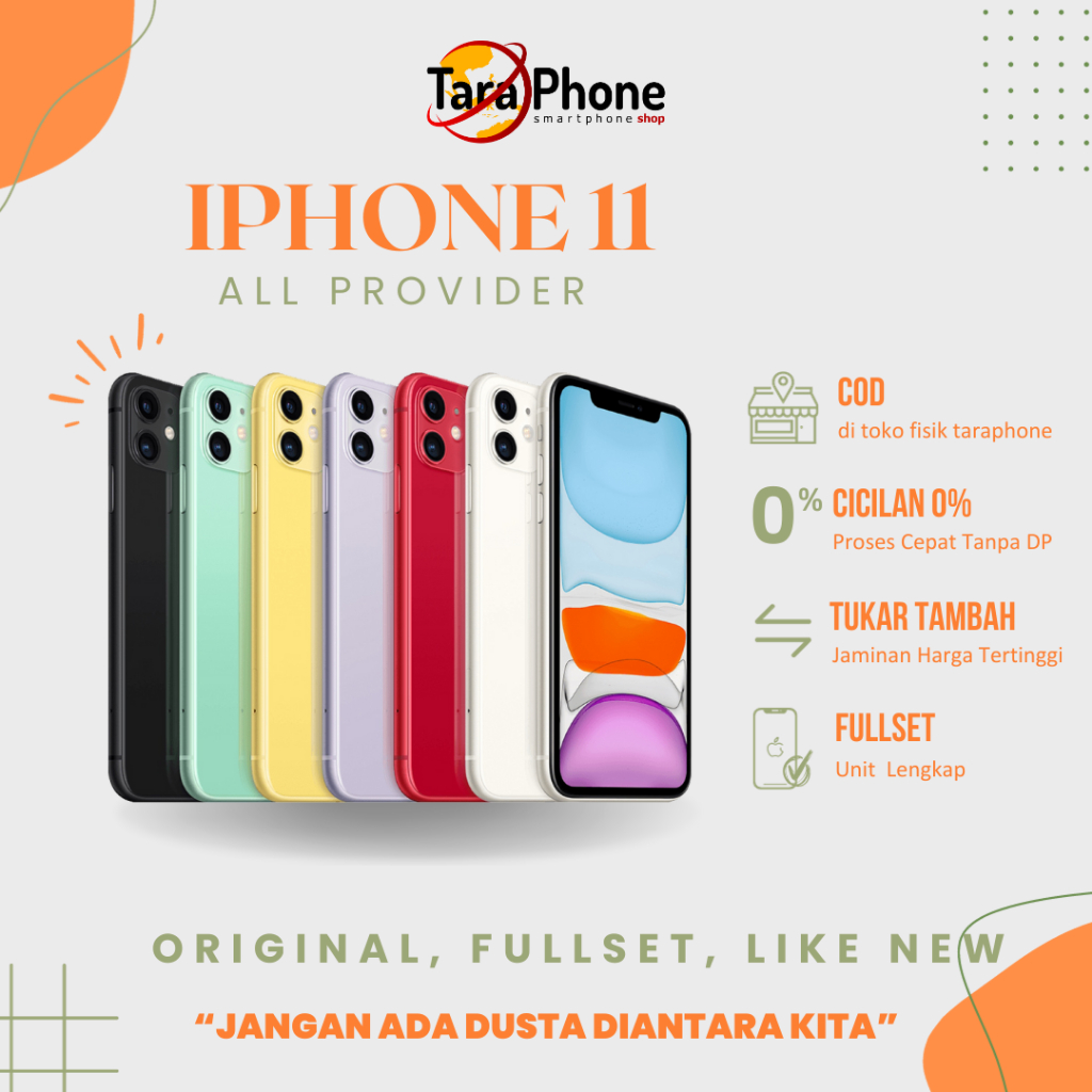 Jual IPhone 11 64/128/256GB SECOND | Shopee Indonesia