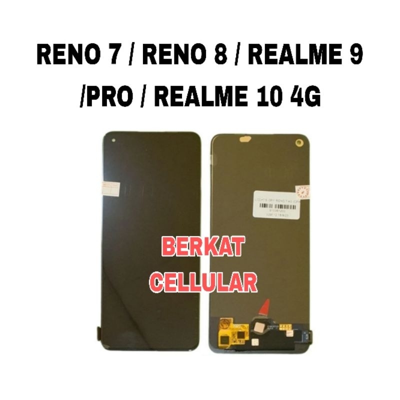 Jual LCD RENO 7 / RENO 8 / REALME 9 / PRO OLED FINGER PRINT FULL SET ...