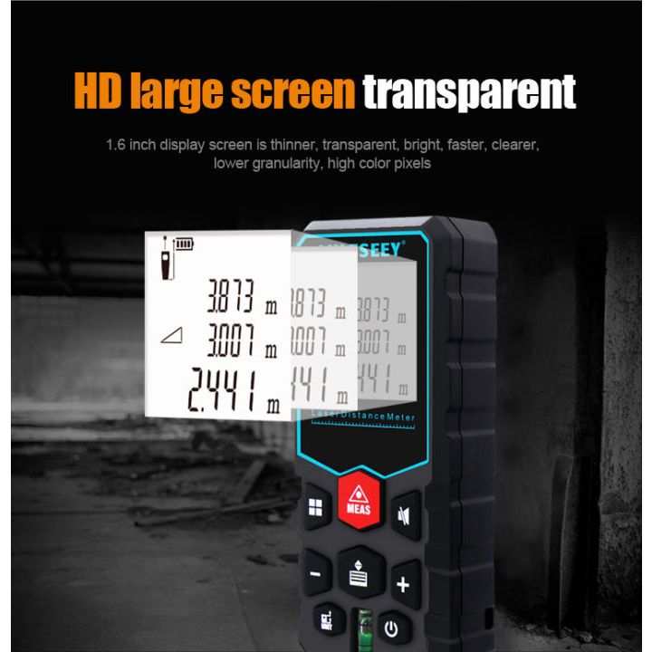 Jual Mileseey Laser Distance Meter X5 X6 Laser Rangefinder 40M 60M 100M ...