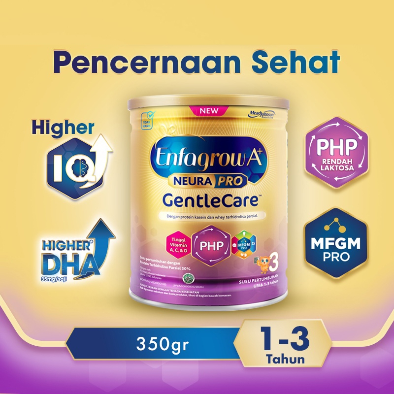 Jual Enfagrow A+ 3 Gentle Care 350 gr | Shopee Indonesia