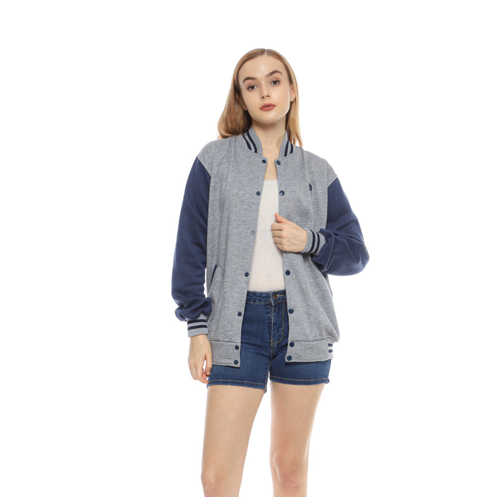Jual PLATINUM WORLD Jacket Varsity Polos Outerwear Varsity Jacket ...