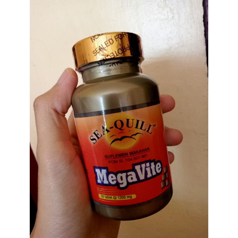 Jual Sea Quill Megavite (30 tablet) multivitamin lengkap vitamin untuk ...