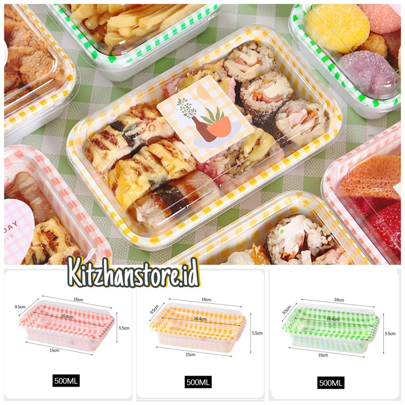 Jual Pcs Korean Dessert Box Besar Mika Kotak Dessert Cake Box Kue