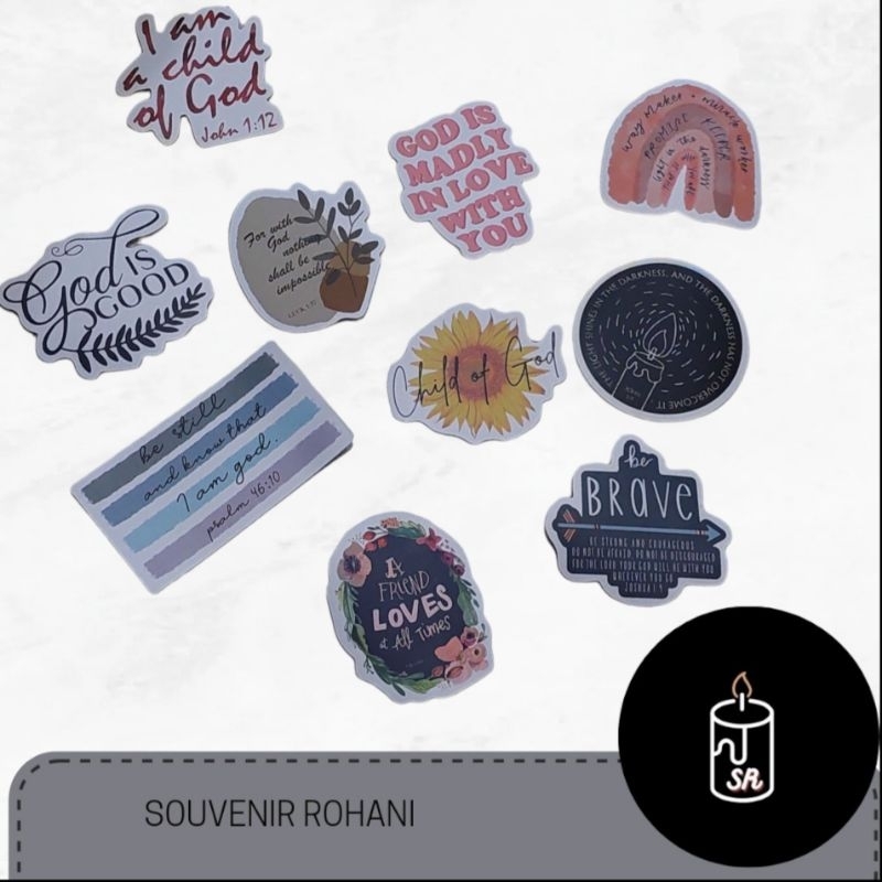 Jual STIKER ROHANI KRISTEN ANTI AIR / STICKER DEKORASI GRAFITI YESUS ...