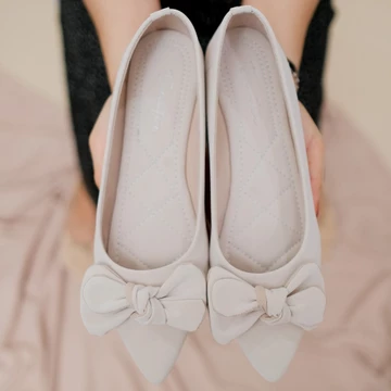 Executive Adrea Flatshoes Wanita Kulit Sintetis