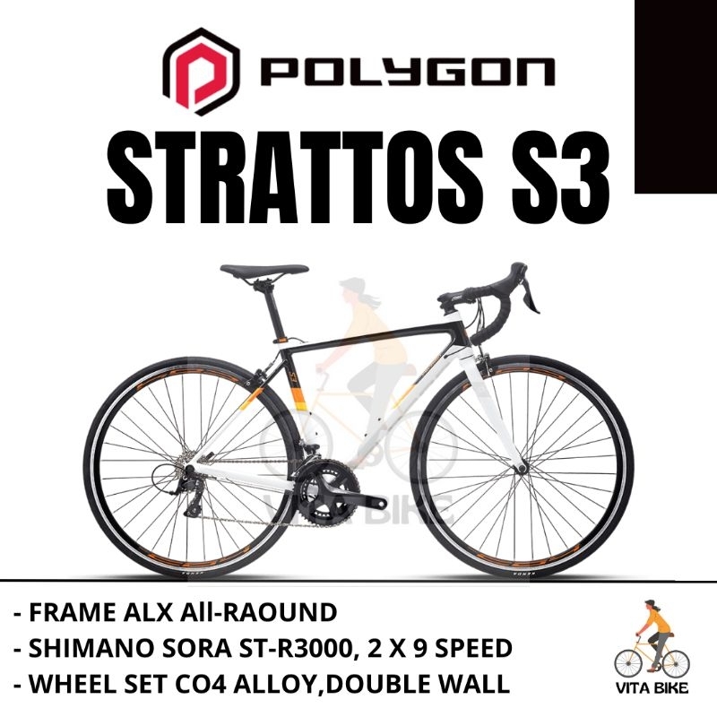 Road bike polygon online murah