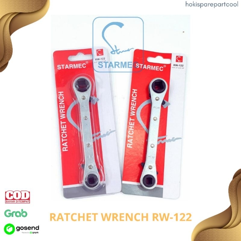 Jual KUNCI RATCHET WRENCH CT122 1/4 5/16 Shopee Indonesia
