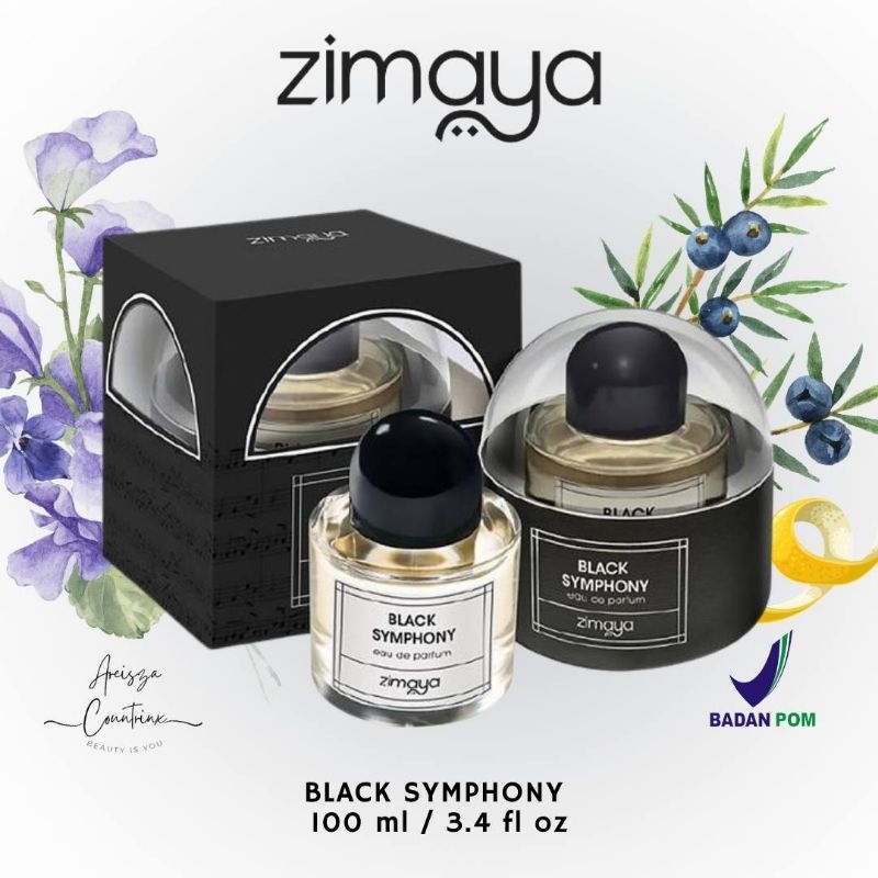 Jual Zimaya by Afnan Black Symphony For Unisex Parfum EDP 100ml ...