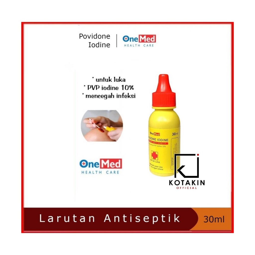 Jual Povidone Iodine Onemed Ml Obat Merah Obat Luka Memar Ecodine Shopee Indonesia