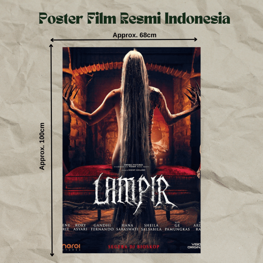 Jual Poster Film Lampir Original Indonesian One Sheet 68 X 100 Cm Shopee Indonesia 