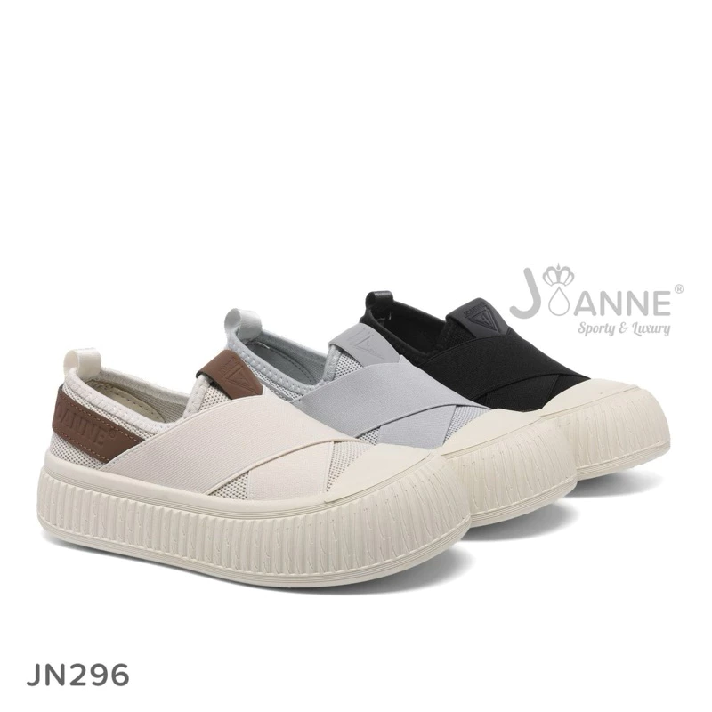 [JOANNE] Casual Slip On Sneakers Shoes Sepatu Wanita JN296