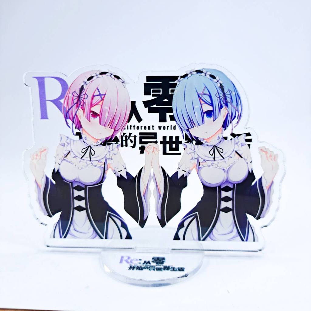 Newhope Re:Zero Rem & Ram Figur – PVC Statue, 17,5 Cm, Händchen Haltend
