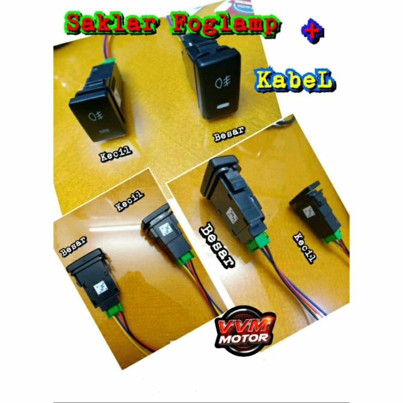 Jual Switch Lampu Foglamp Kabel Saklar Foglamp Shopee Indonesia