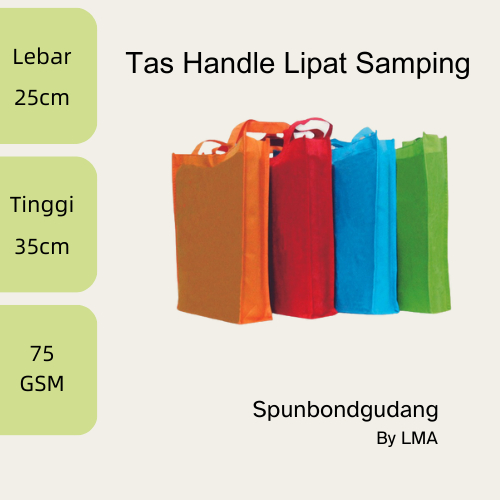 Jual TAS Spunbond Handle Uk 25x35 / Goodiebag Souvenir Hampers Ultah ...