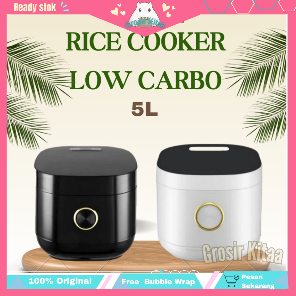Jual Rice Cooker Ravelle 5 Liter Digital Low Carbo Rice Cooker Ceramic Innerpot Shopee Indonesia