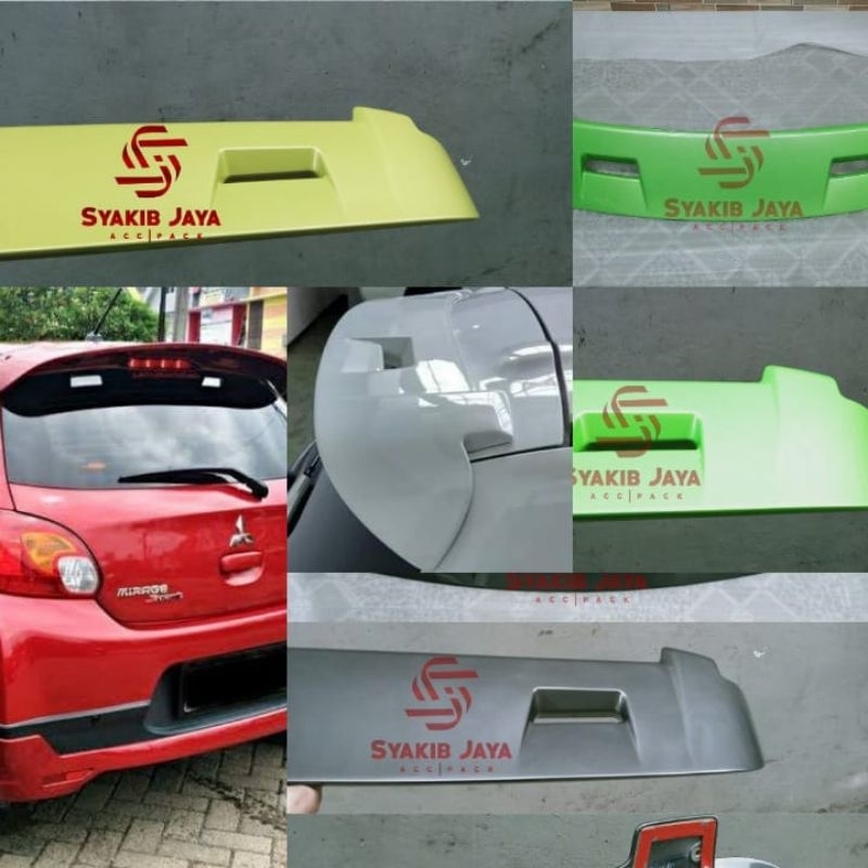 Jual SPOILER MITSUBISHI MIRAGE 2012-2019 ORIGINAL GIOZONA | Shopee ...