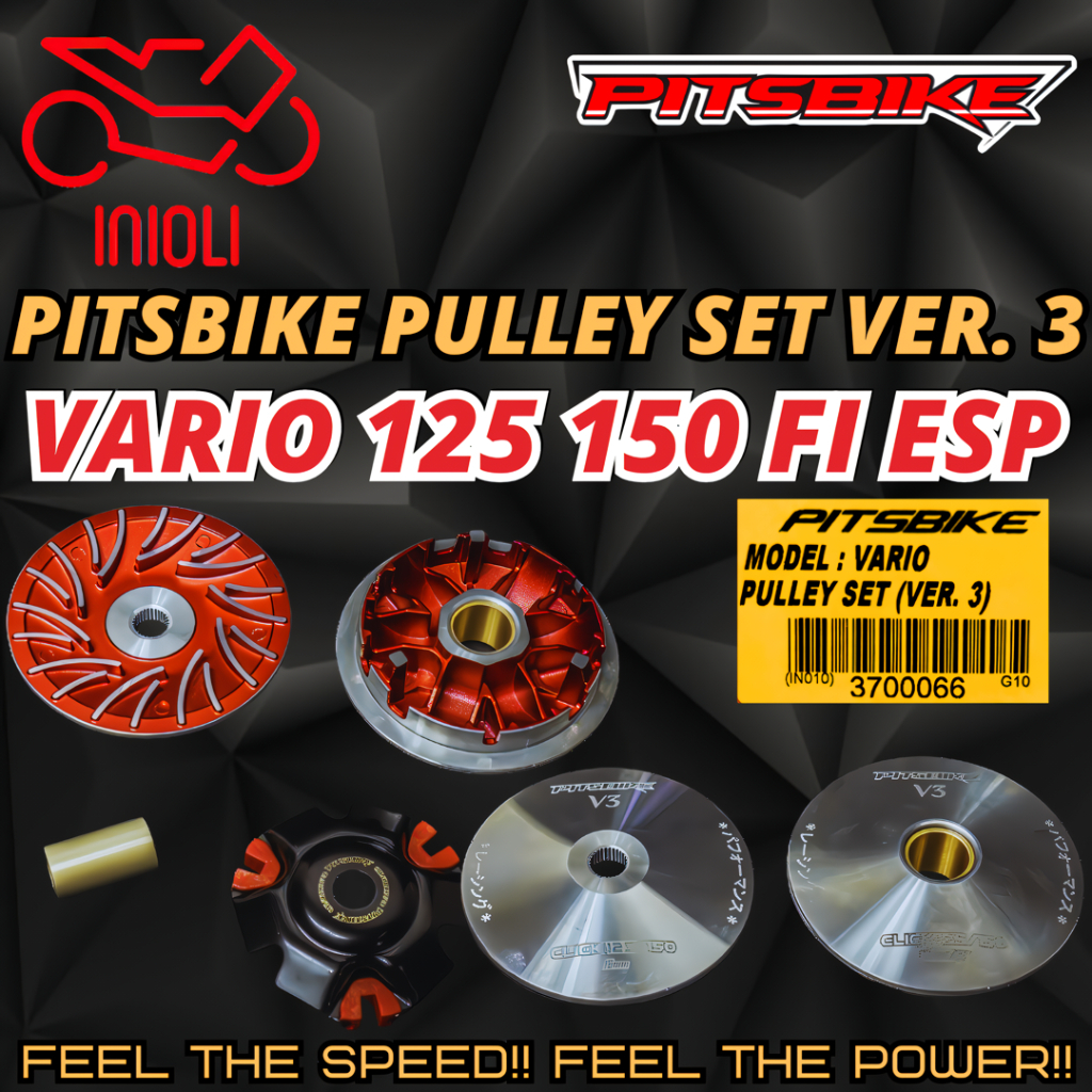 Jual PULLEY SET PULLY RUMAH ROLLER PITSBIKE VARIO 125 150 FI ESP OLD ...