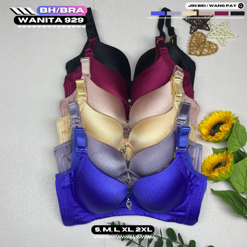 Jual Bra Bh Wanita 929 Ada Kawat Size 34b 34 B Kait 3 Pakaian Dalam