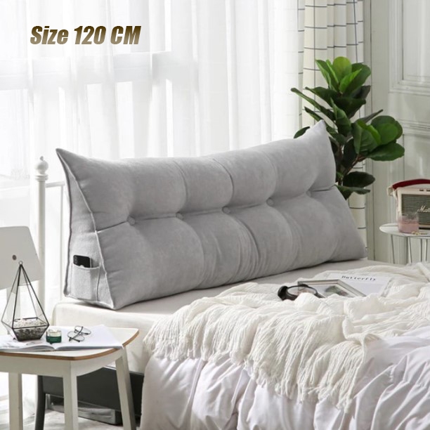 Jual Triangular Reading Cushion Long Size 120x40CM / Large Wedge Pillow ...