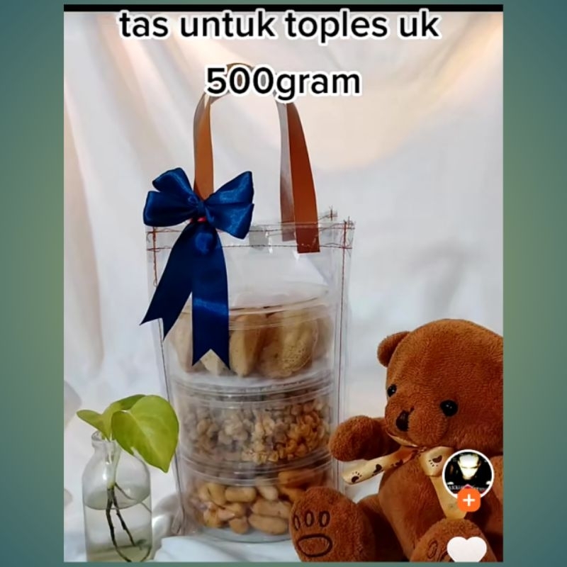 Jual X X Cm Tas Hampers Transparan Ukuran Toples Nastar Tas Souvenir Tas Oleh Oleh