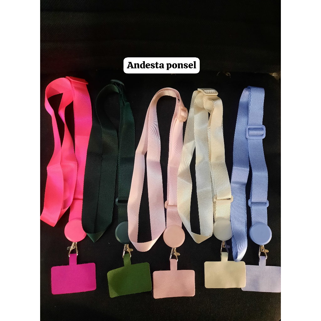 Jual Universal Tali Gantungan Hp Lebar Tali Lanyard Strap Hp Tali Sling 