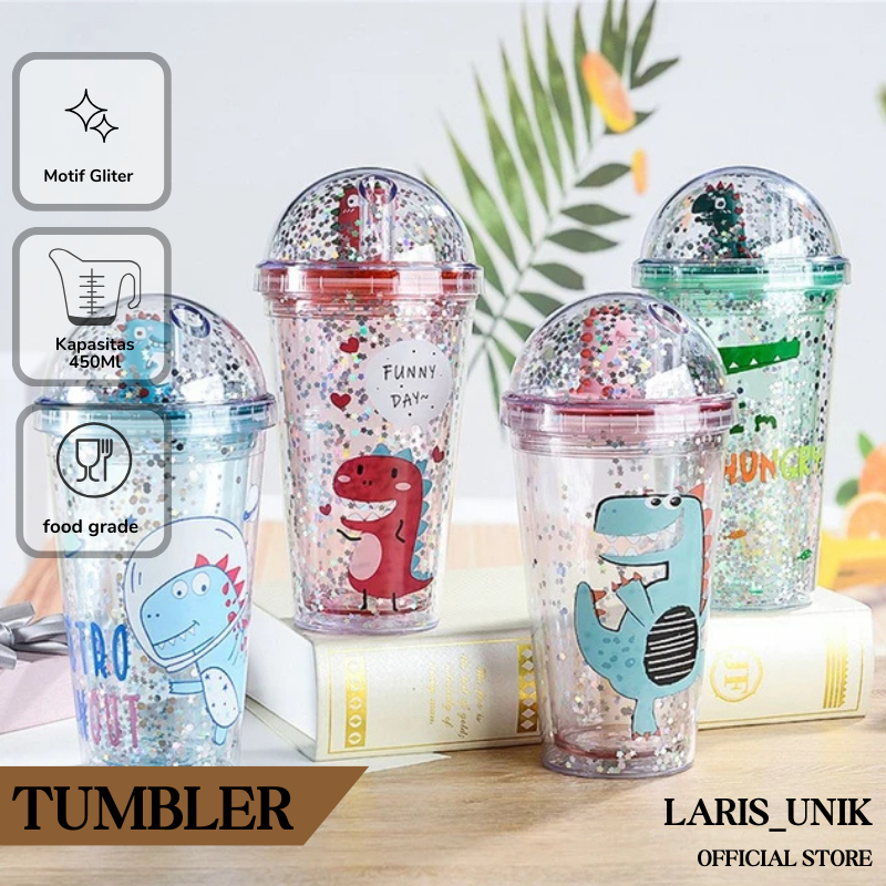 Tumbler Aesthetic Cups Blink 450ml / Botol Minum Dewasa / Botol Minum Anak