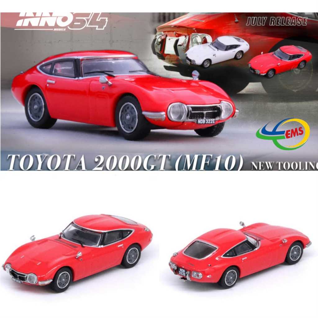Jual IN64-2000GT-RED - TOYOTA 2000GT SOLAR RED | Shopee Indonesia