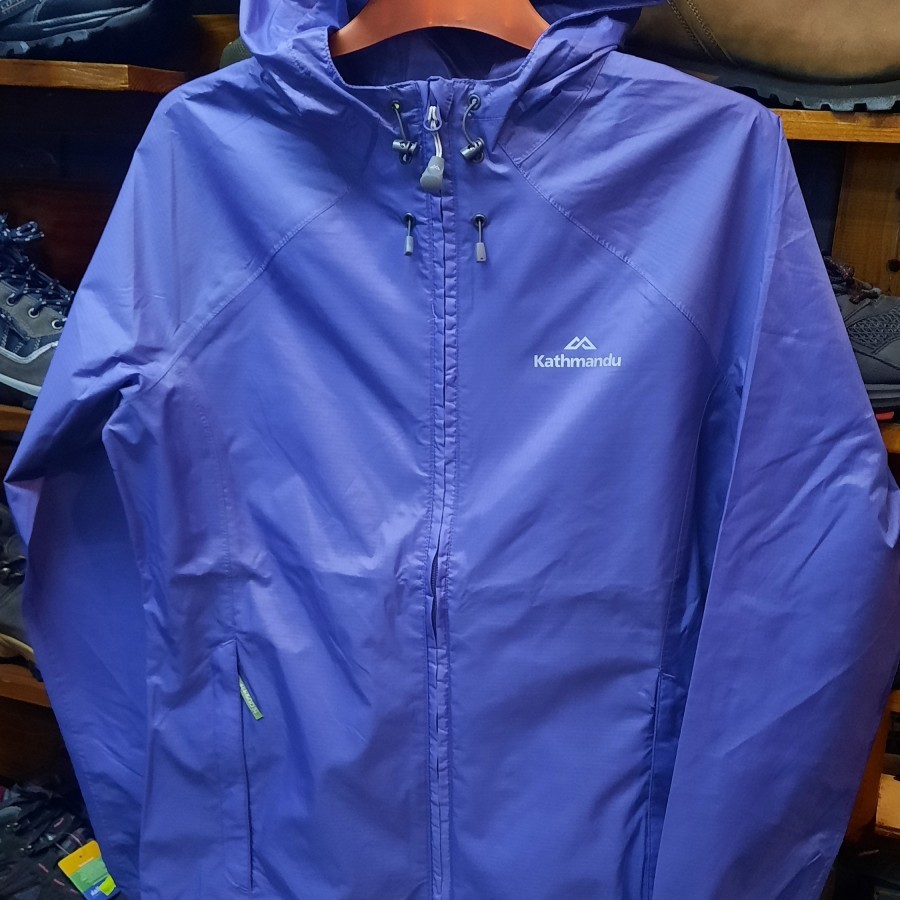 Jual JAKET ANTI AIR GUNUNG HIKING TRAVELLING WATERPROOF ULTRALIGHT ORIGINAL KATHMANDU POCKET IT