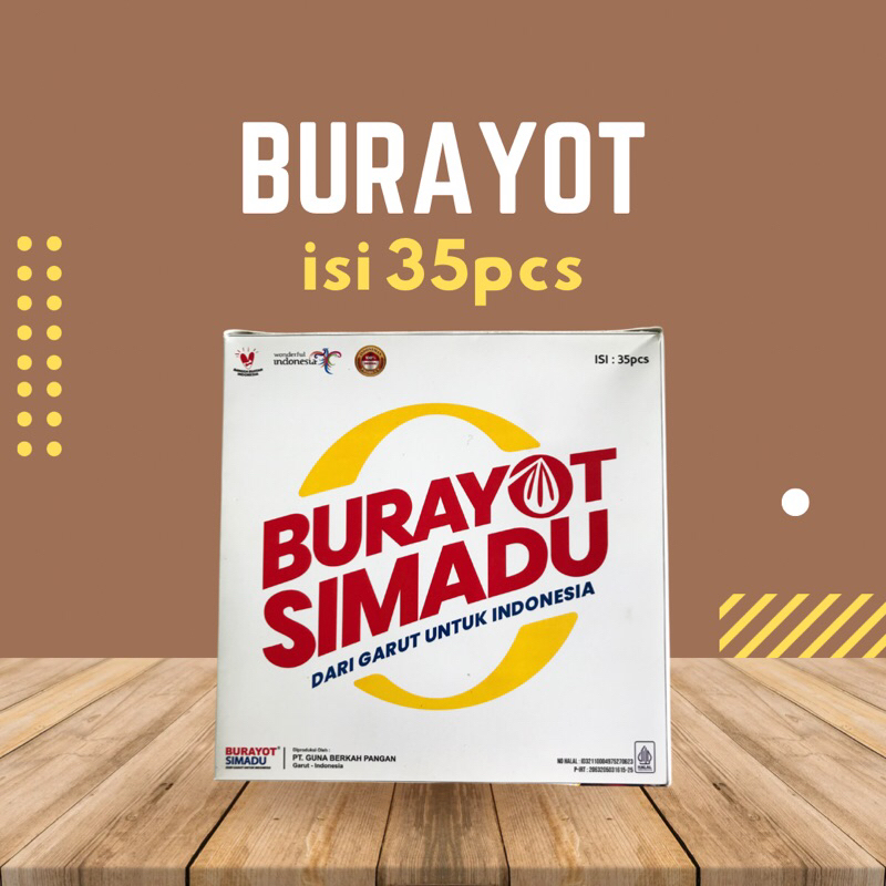 Jual Burayot Simadu Garut kemasan premium isi 35pcs legit | Shopee ...