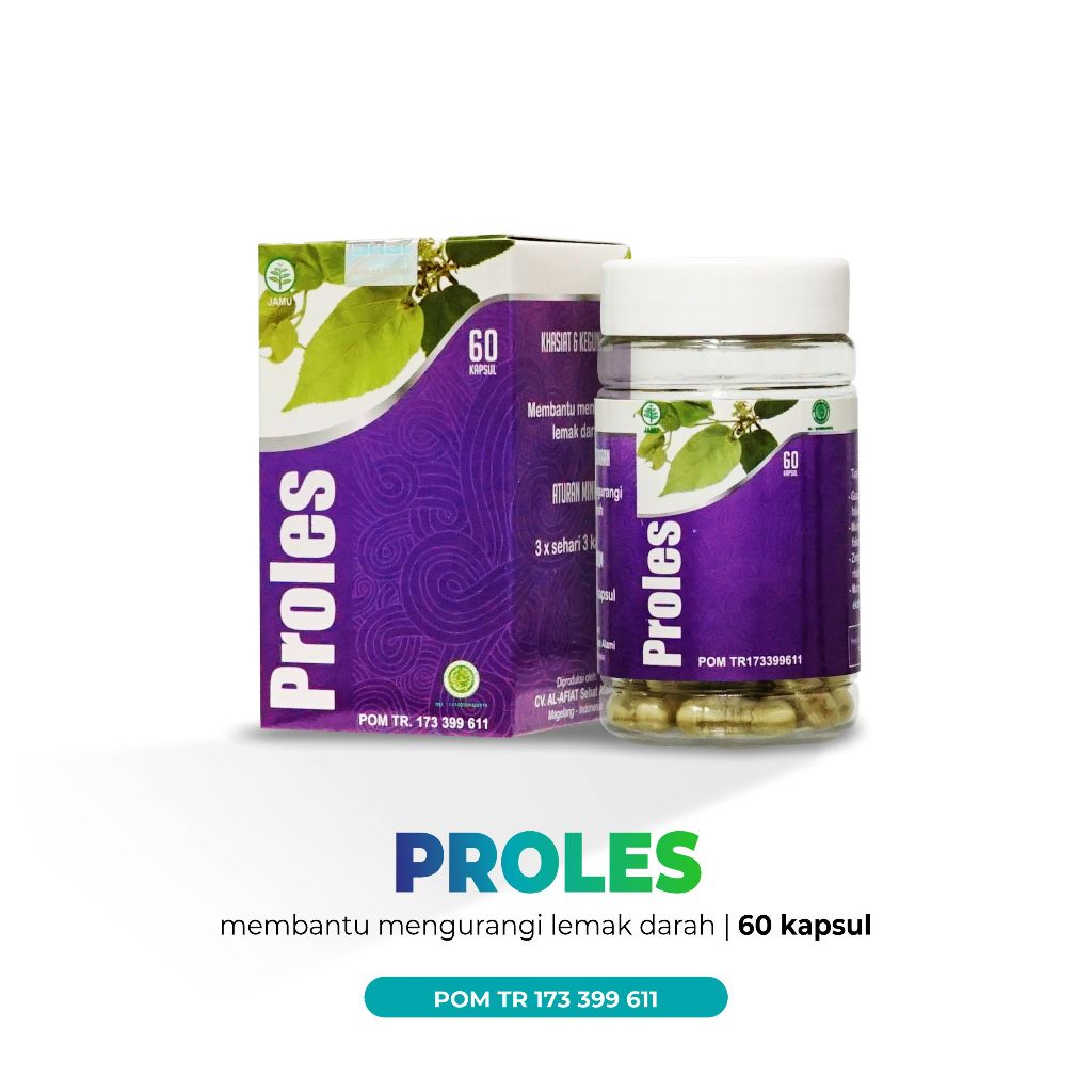 Proles - Obat Herbal Untuk Menurunkan Kolester