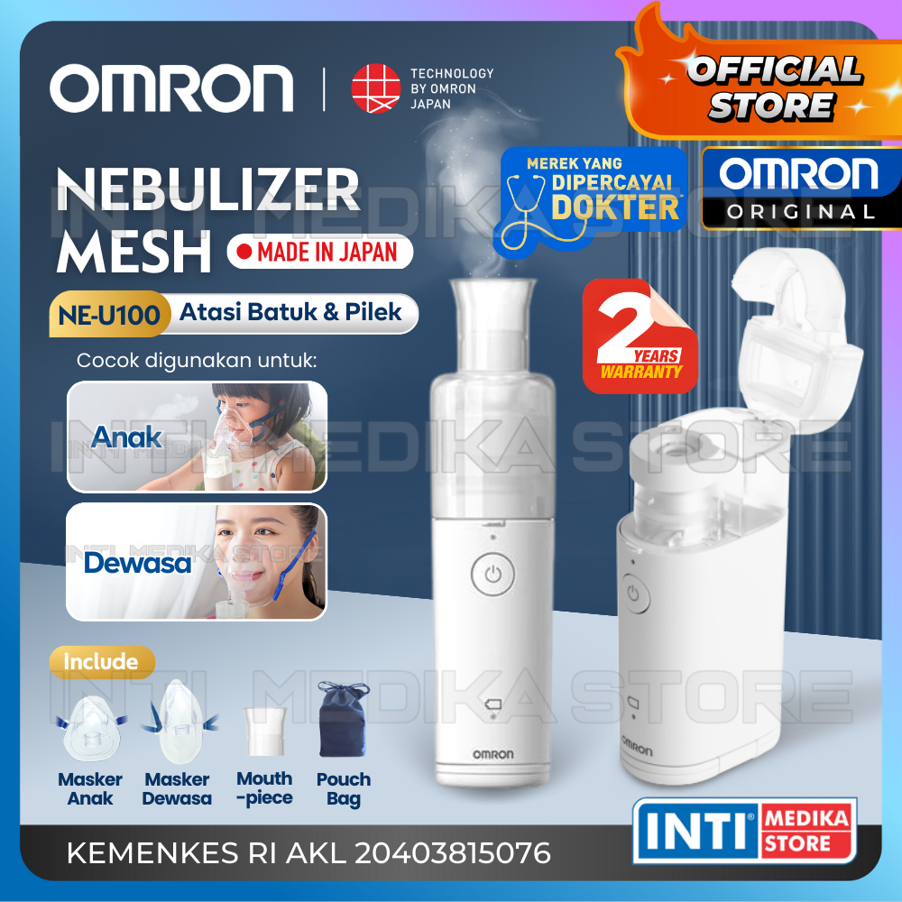 Jual Omron Mesh Nebulizer Ne U Nebulizer Omron Alat Uap Shopee Indonesia