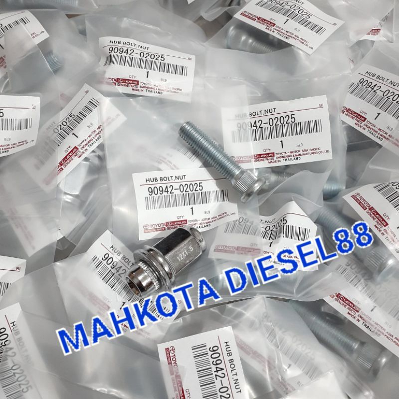 Jual BAUT RODA MUR RACING SET INNOVA HILUX BAUT RODA SET HILUX VIGO ...