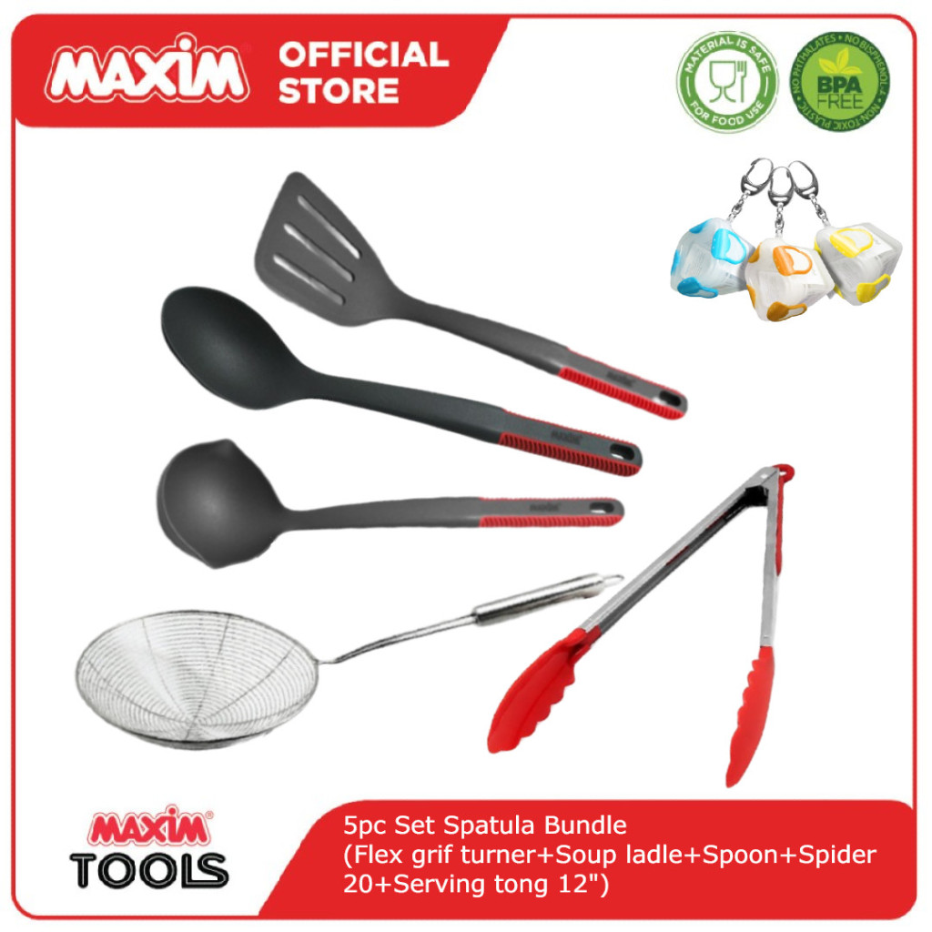 Jual Maxim Tools Flex Grip Turner - Spatula / Sutil Nylon Tahan Panas ...