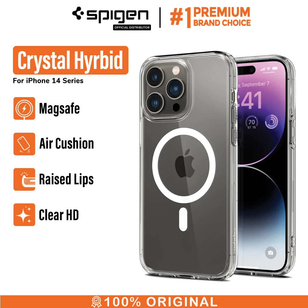 Spigen Crystal Hybrid Case with MagSafe for iPhone 14 Pro Max