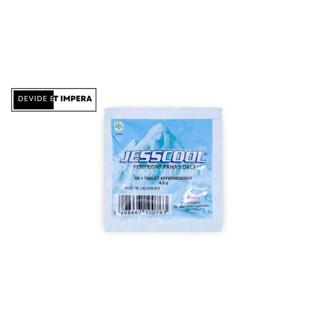 Jual Jesscool Effervescent 1 Tablet / Panas Dalam Sariawan | Shopee ...