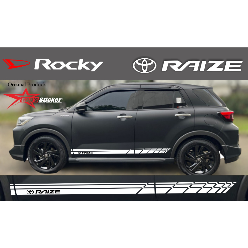 Jual sticker toyota Raize Daihatsu Rocky | Shopee Indonesia