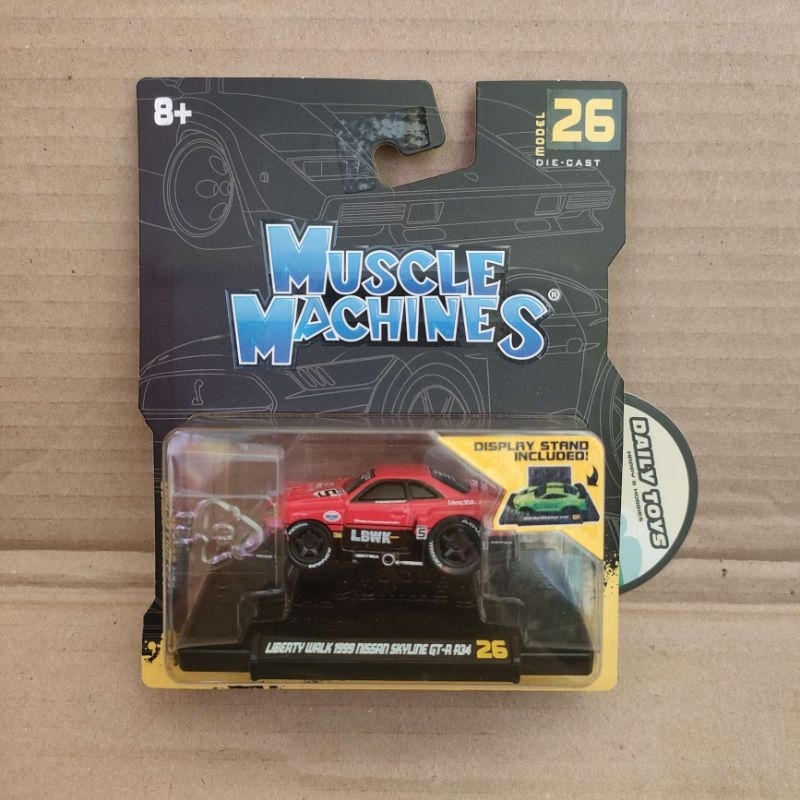 Jual Muscle Machines Liberty Walk Nissan Skyline GTR R34 Shopee Indonesia