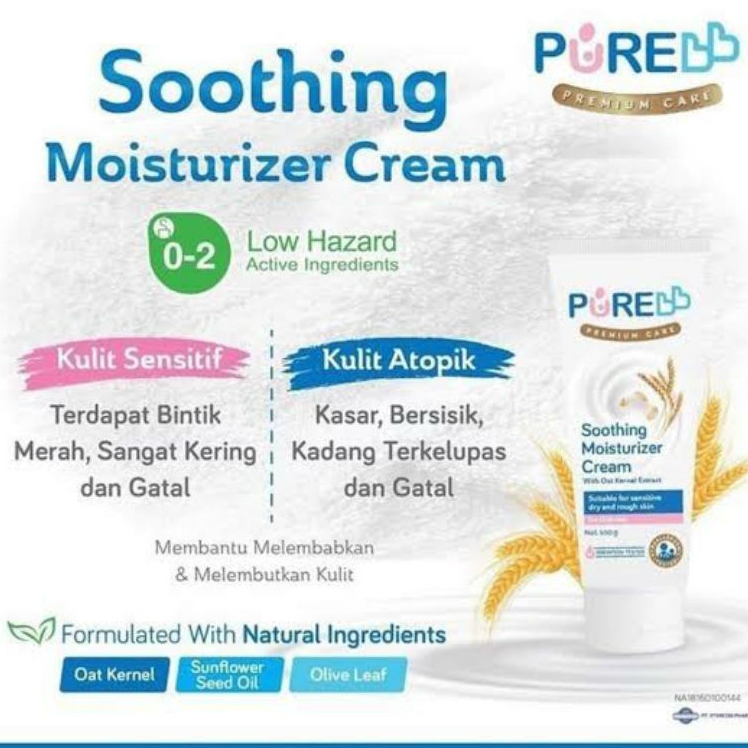 Jual Pure BB Soothing Moisturizer Cream 100g & 200g | Shopee Indonesia