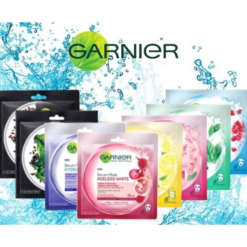 Jual Garnier serum Mask/ Garnier Sheets Mask Shopee Indonesia