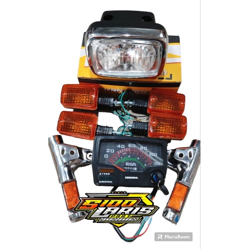 Jual Cod Paket Komplit Lampu Depan Honda Win Standart Shopee