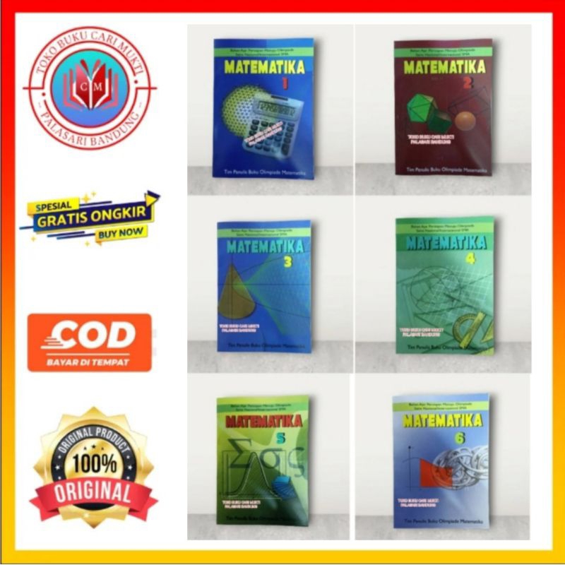 Jual Buku Olimpiade Matematika Sma Jilid 123456 Persiapan Menuju Olimpiade Sains Nasional 1696