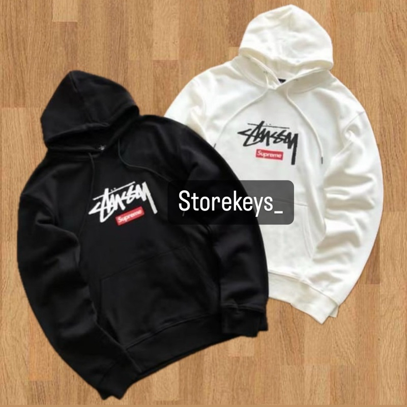 Stussy supreme hoodie sale