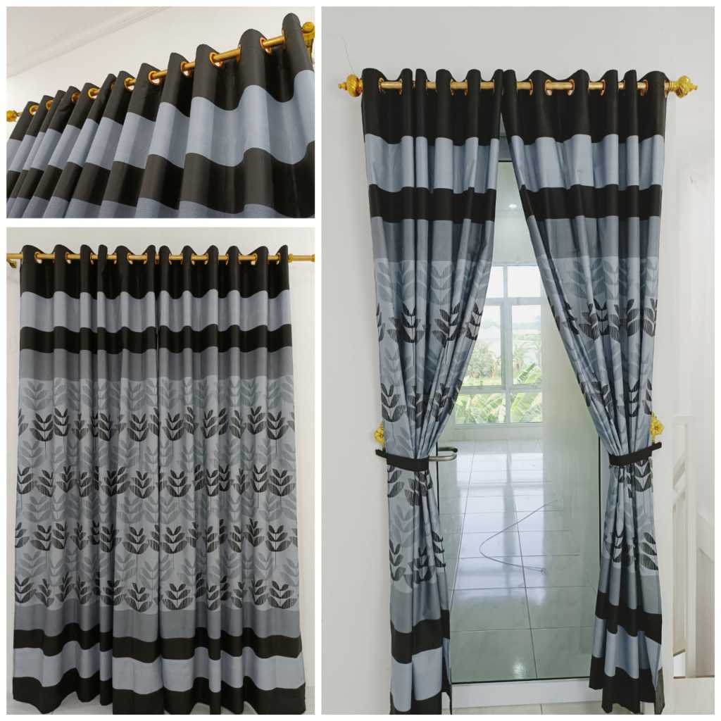 Jual Gorden Pintu Kamar- Korden Jendela Ruang Tamu Smokering Ring 12