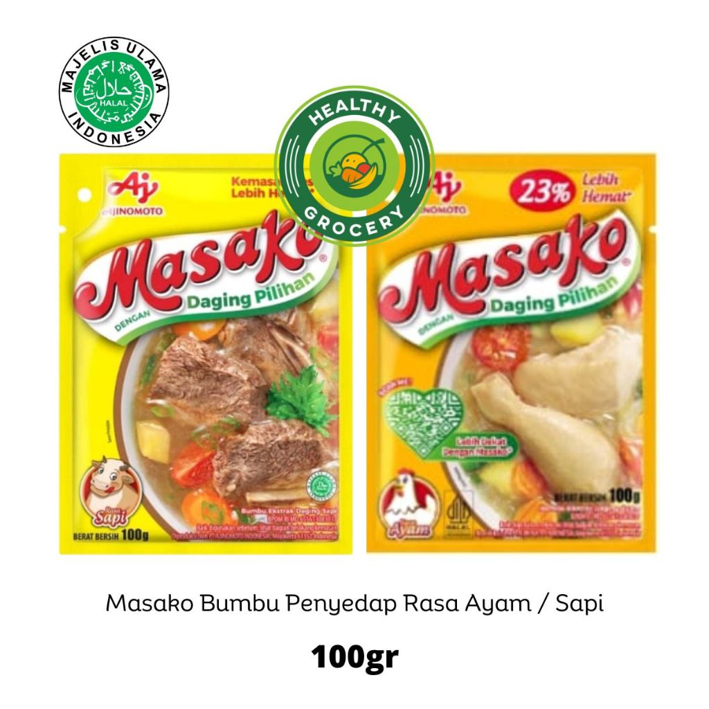 Jual Masako Bumbu Kaldu Sapi Ayam Gr Masako Penyedap Rasa Shopee Indonesia