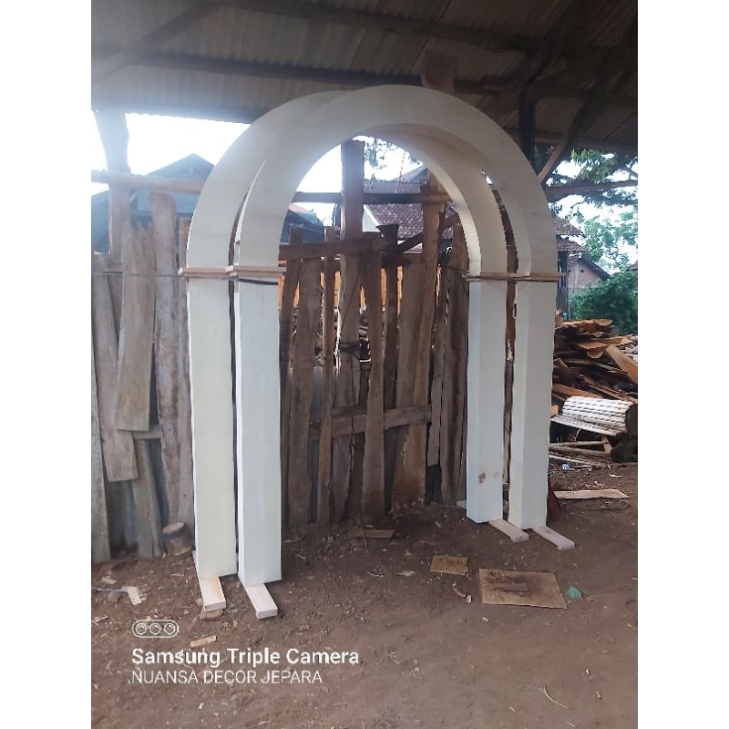 Jual lorong pintu masuk/gate pintu masuk/ pelaminan backdrop | Shopee ...