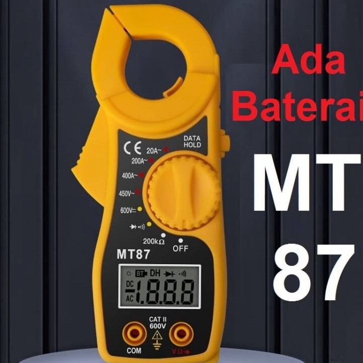 Jual 85 Digital Clamp Meter MT87 Tang Ampere Multimeter MT 87 Kabel Tester Ukur Arus Tegangan